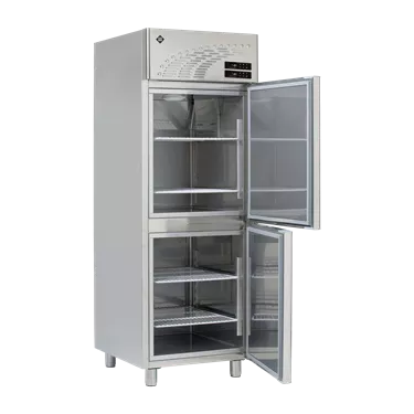 Cooling cabinet 2x 280 l, double door, GN 2/1, stainless steel | RM - LS 2350